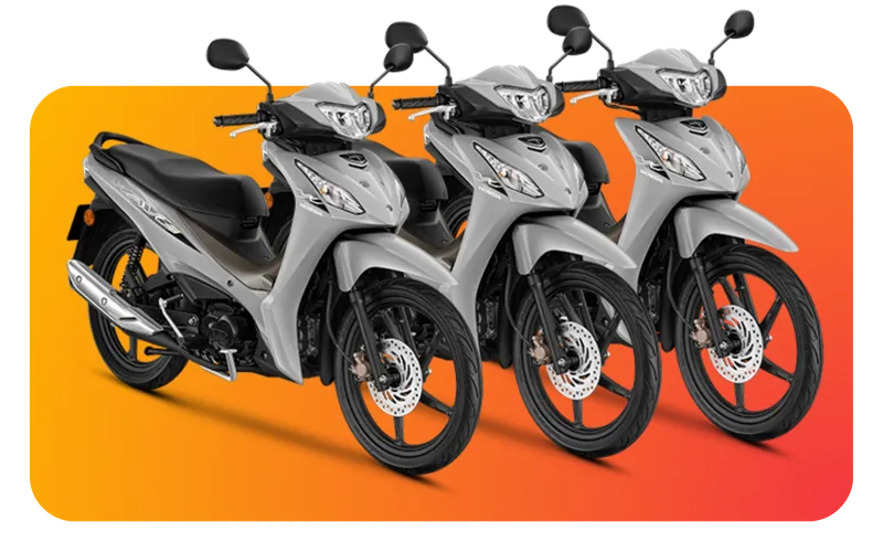 Motorbikes offered as a lucky draw prize